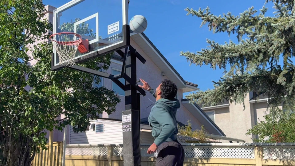 Tap Tap Finishes - Side of Backboard, OUTSIDE HAND